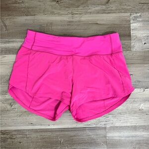 Sonic Pink Speed Up Shorts Size 6 Lululemon